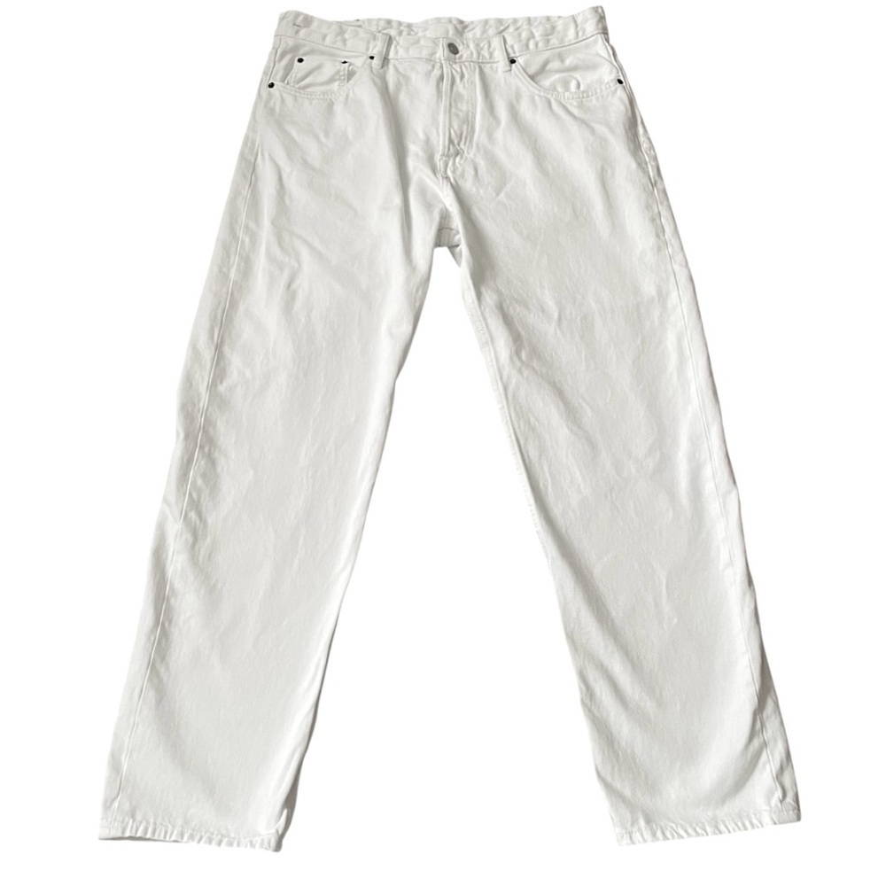 Zara Men Straight Jeans in White